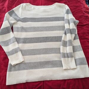 Market and spruce wide neck sweater